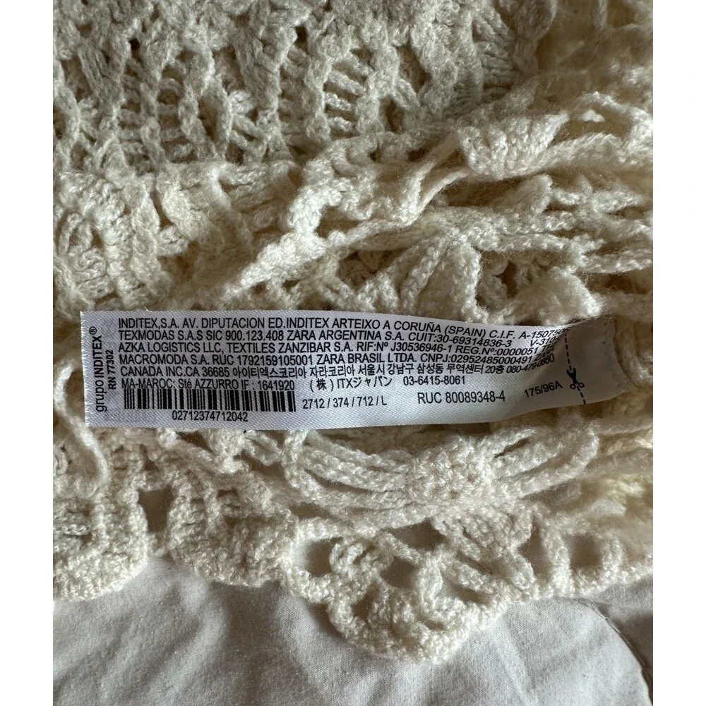 Zara crochet knit